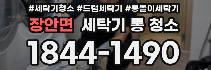 장안면 세탁기 통 청소