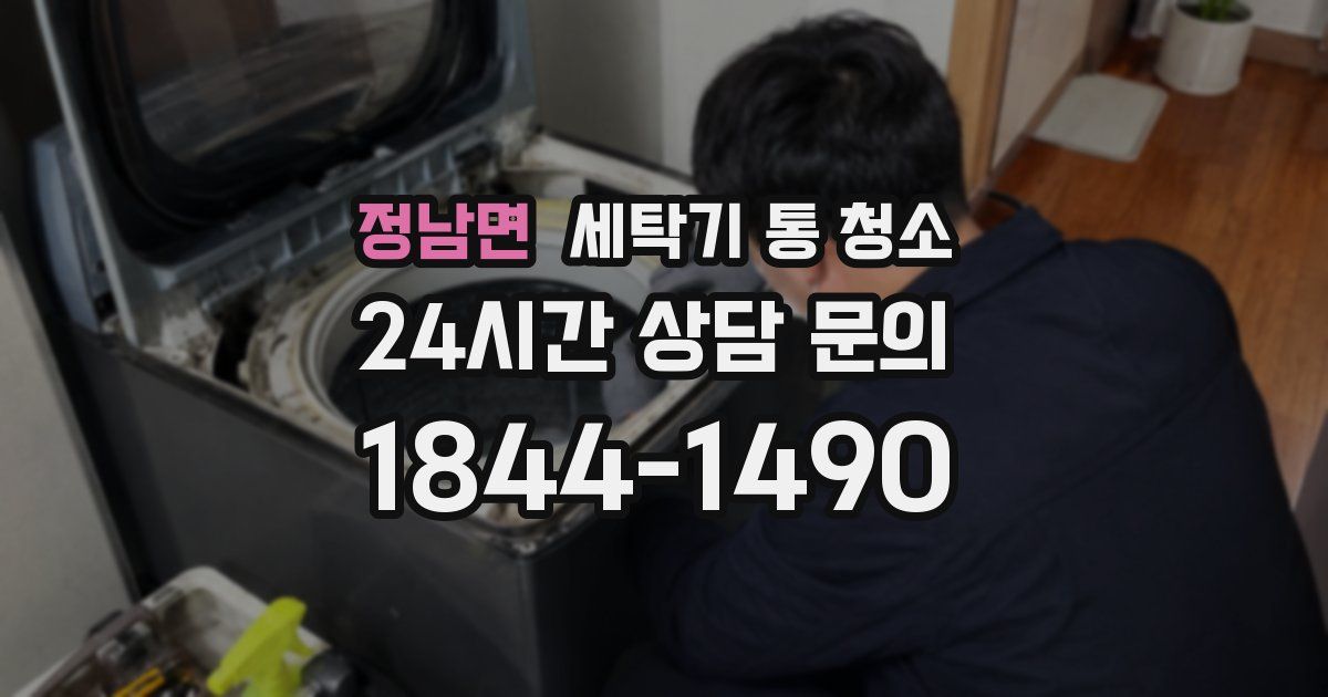정남면 세탁기 통 청소