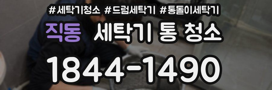 직동 세탁기 통 청소