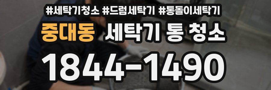 중대동 세탁기 통 청소