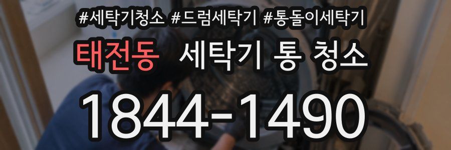 태전동 세탁기 통 청소