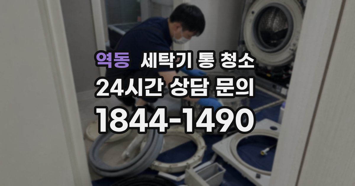 역동 세탁기 통 청소