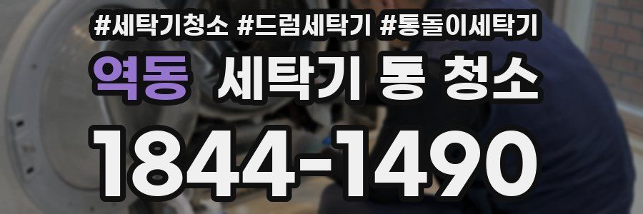 역동 세탁기 통 청소