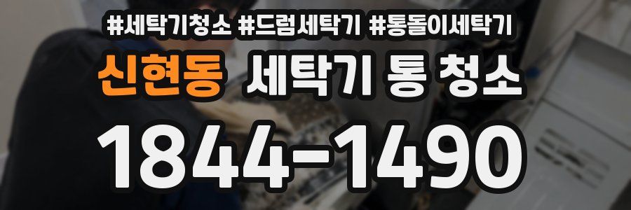 신현동 세탁기 통 청소