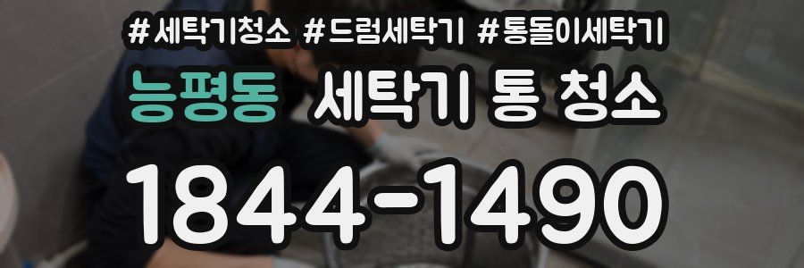 능평동 세탁기 통 청소