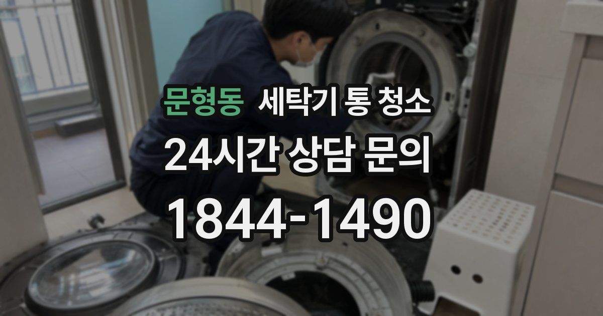 문형동 세탁기 통 청소