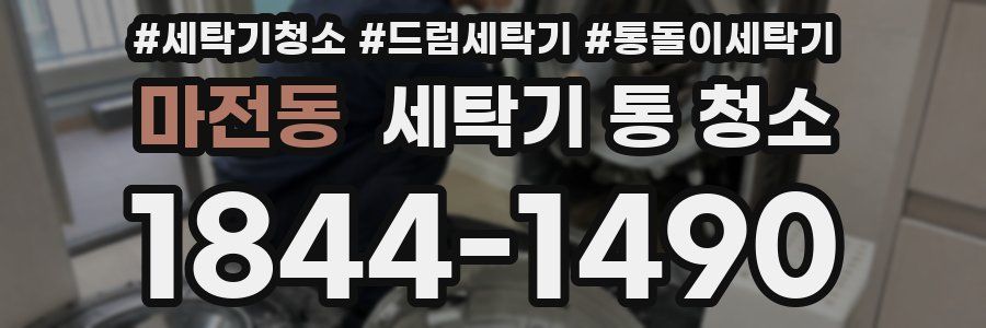 마전동 세탁기 통 청소