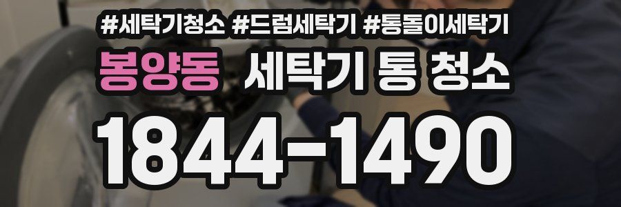 봉양동 세탁기 통 청소