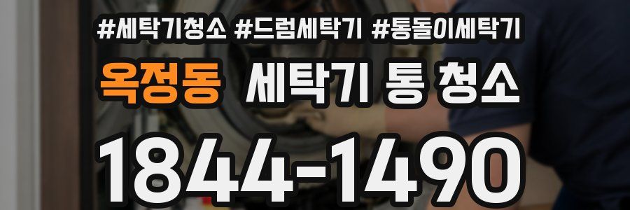 옥정동 세탁기 통 청소