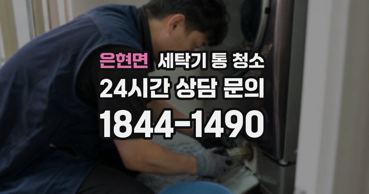 은현면 세탁기 통 청소