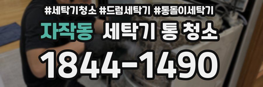 자작동 세탁기 통 청소