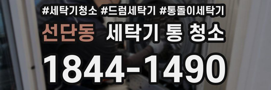 선단동 세탁기 통 청소