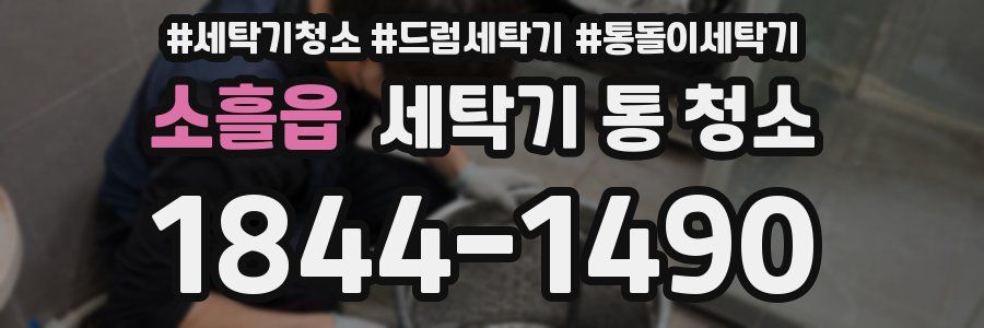 소흘읍 세탁기 통 청소