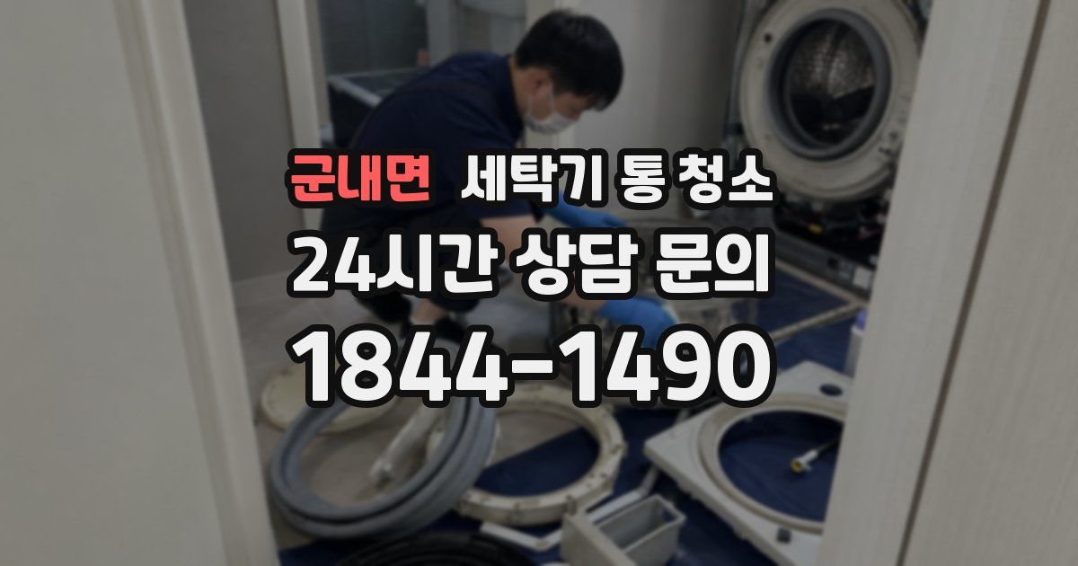 군내면 세탁기 통 청소