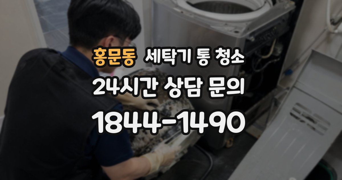 홍문동 세탁기 통 청소