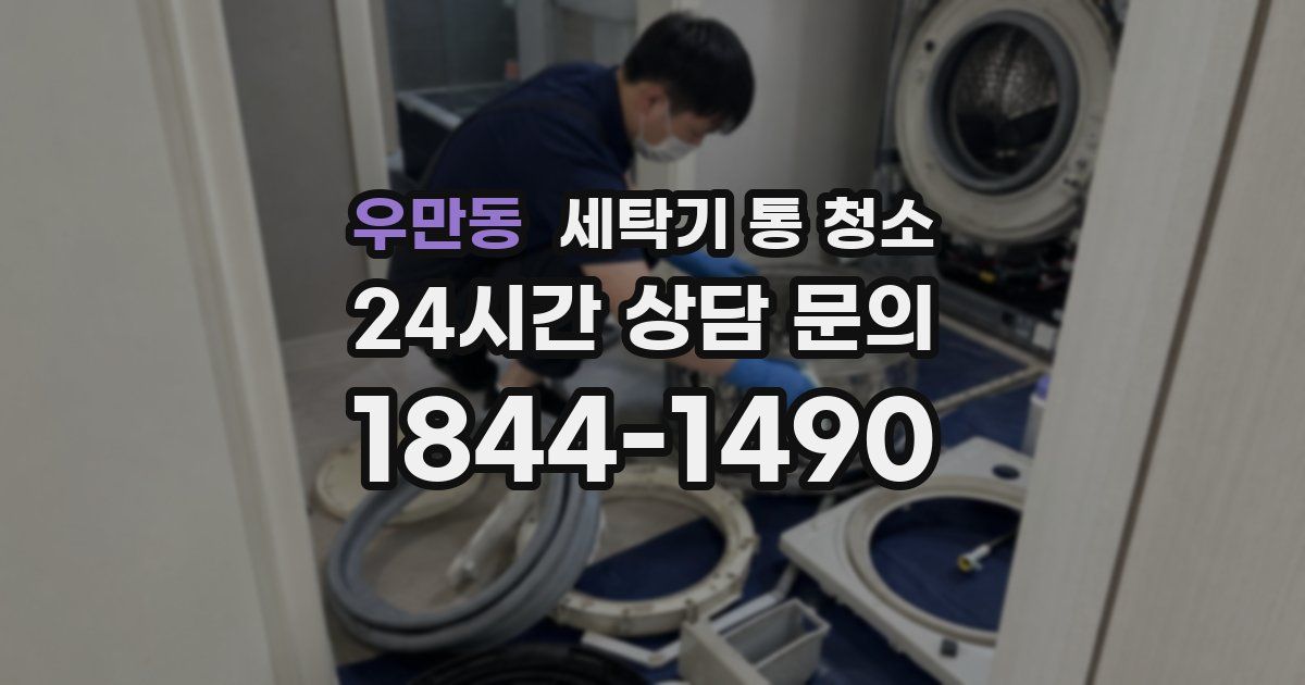 우만동 세탁기 통 청소