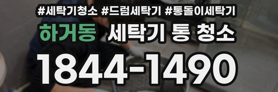 하거동 세탁기 통 청소