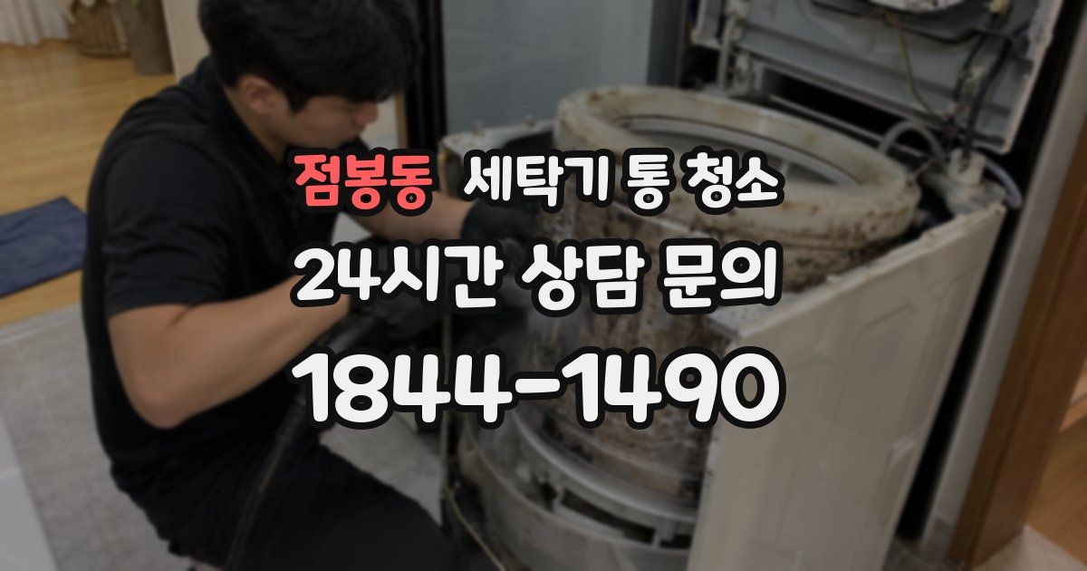 점봉동 세탁기 통 청소
