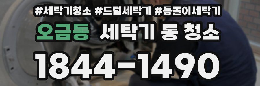 오금동 세탁기 통 청소