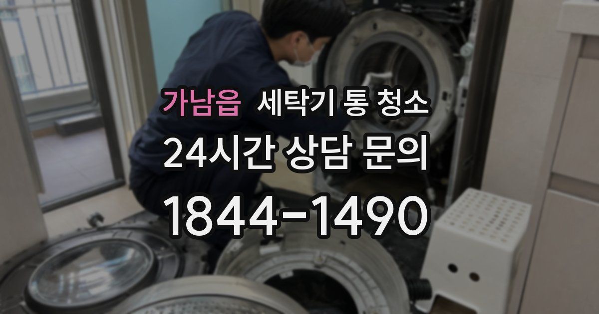 가남읍 세탁기 통 청소