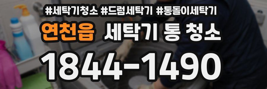 연천읍 세탁기 통 청소