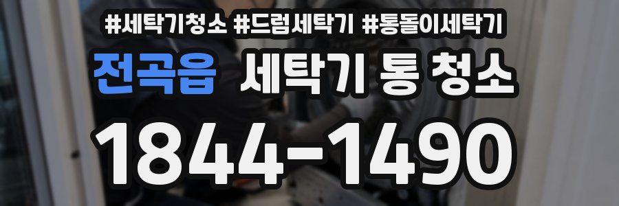 전곡읍 세탁기 통 청소