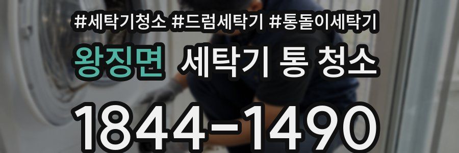 왕징면 세탁기 통 청소
