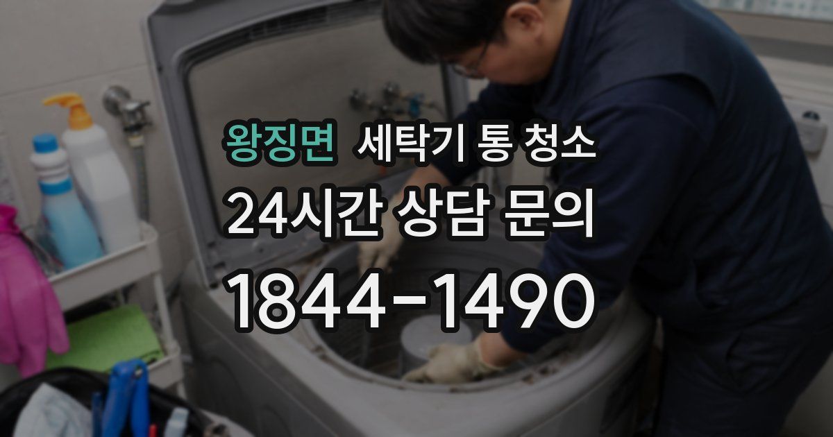 왕징면 세탁기 통 청소