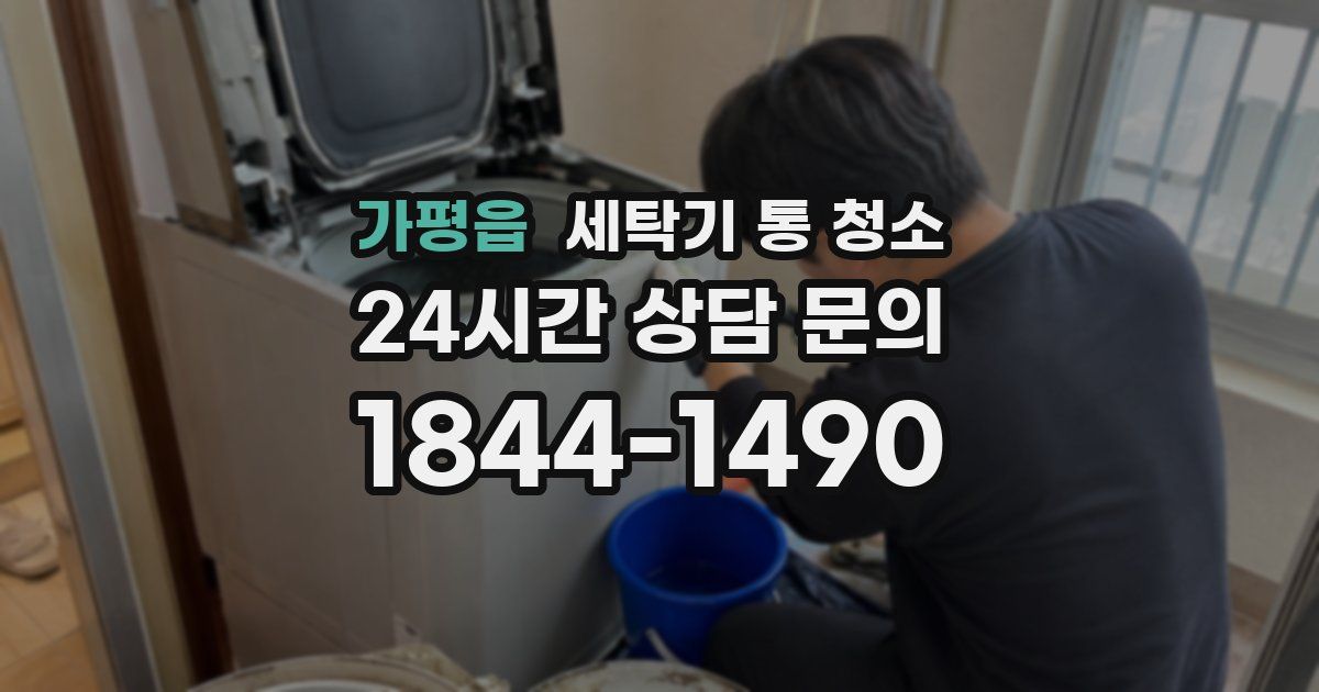 가평읍 세탁기 통 청소