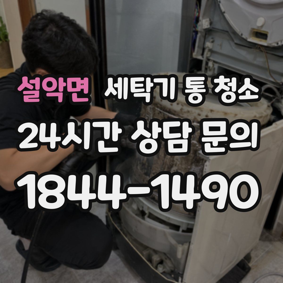 설악면 세탁기 통 청소