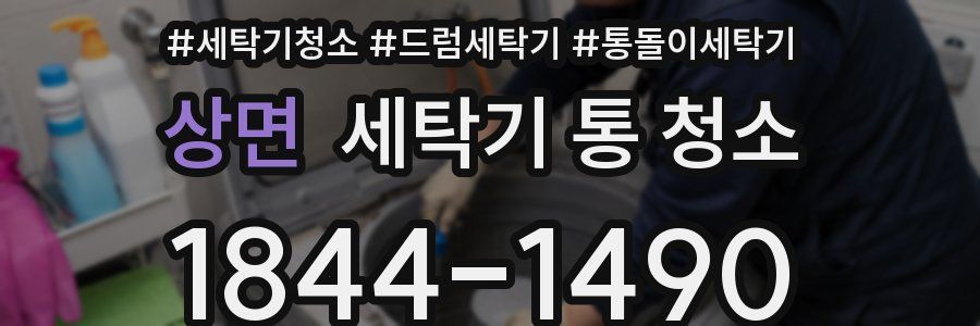 상면 세탁기 통 청소
