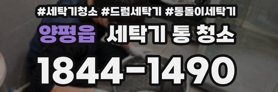 양평읍 세탁기 통 청소