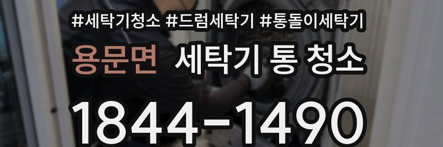 용문면 세탁기 통 청소