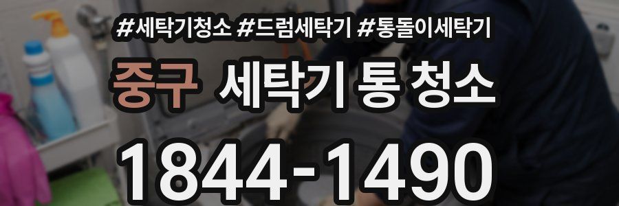 중구 세탁기 통 청소
