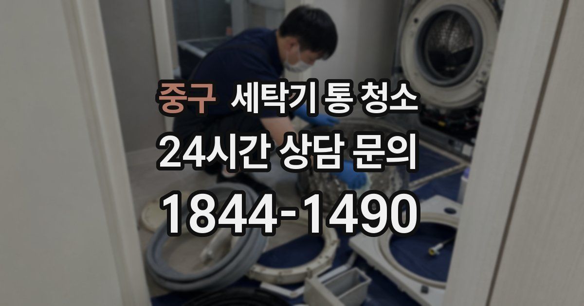 중구 세탁기 통 청소