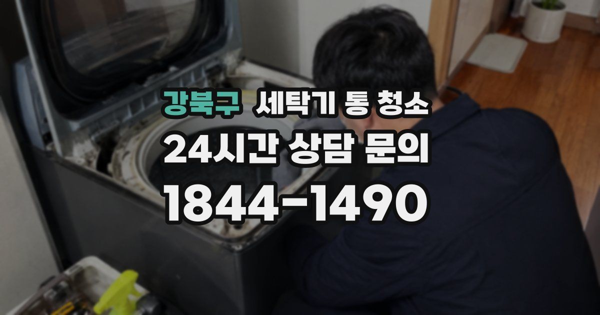 강북구 세탁기 통 청소