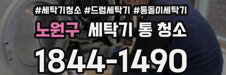 노원구 세탁기 통 청소