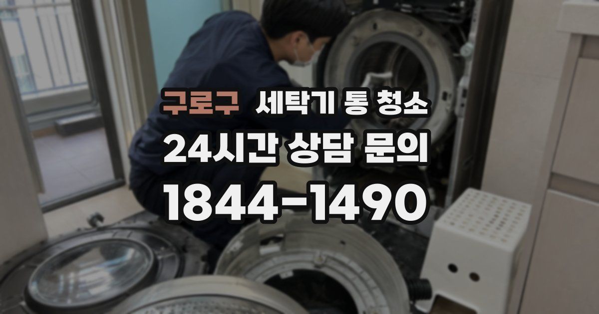 구로구 세탁기 통 청소