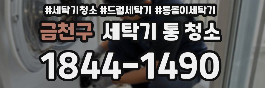 금천구 세탁기 통 청소