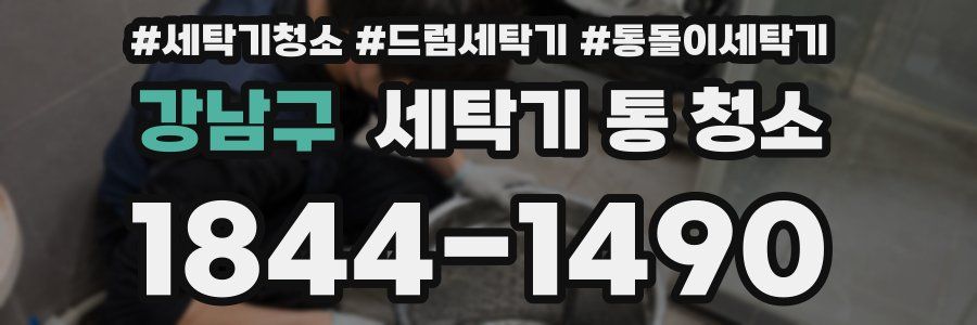 강남구 세탁기 통 청소