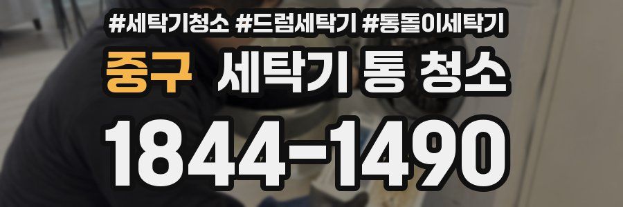 중구 세탁기 통 청소