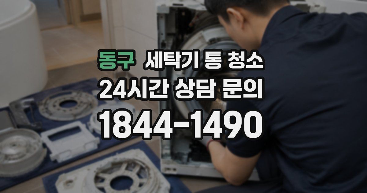 동구 세탁기 통 청소