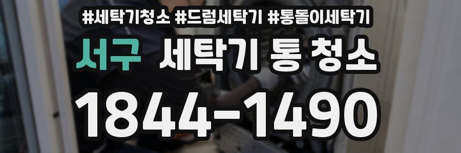 서구 세탁기 통 청소