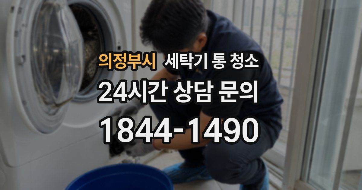 의정부시 세탁기 통 청소