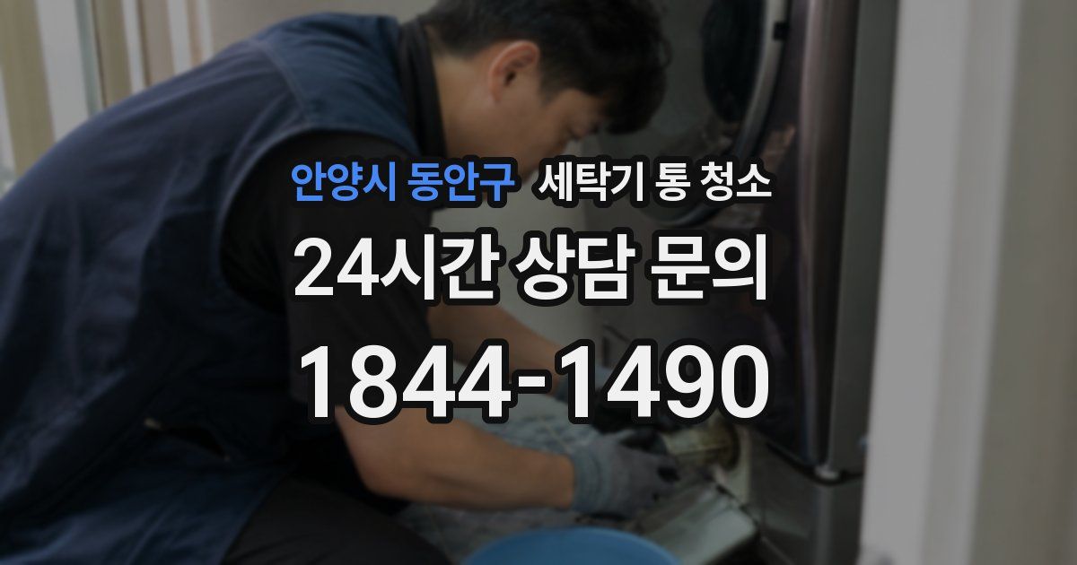 안양시 동안구 세탁기 통 청소