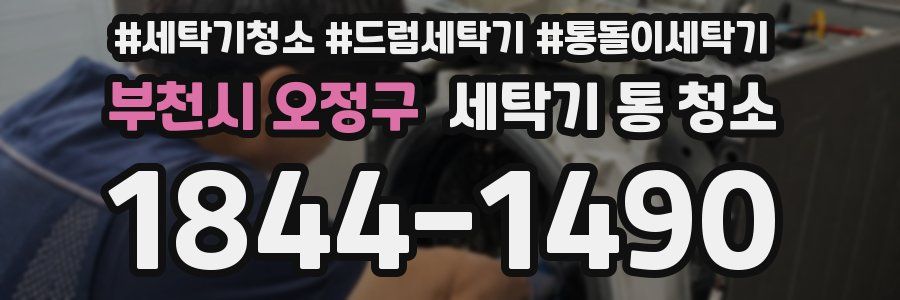 부천시 오정구 세탁기 통 청소