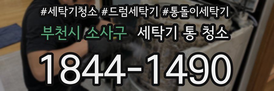 부천시 소사구 세탁기 통 청소