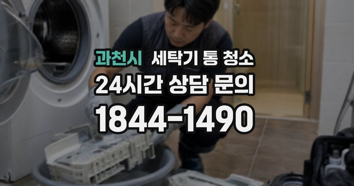 과천시 세탁기 통 청소