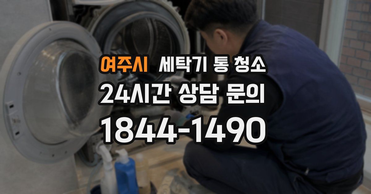 여주시 세탁기 통 청소