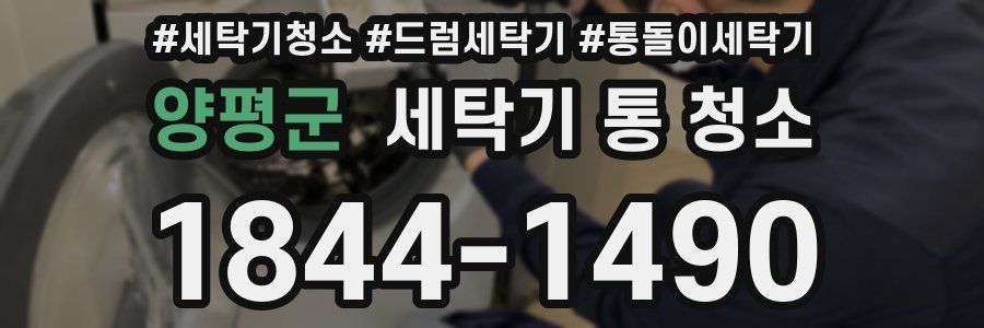 양평군 세탁기 통 청소
